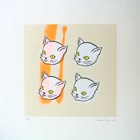 Four Cats (Orange) by Amanda Marie