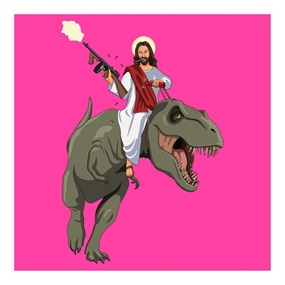 Jesus Returns (Pink) by Jim