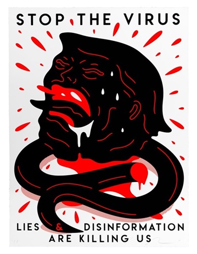 Stop The Virus (First Edition) by Cleon Peterson