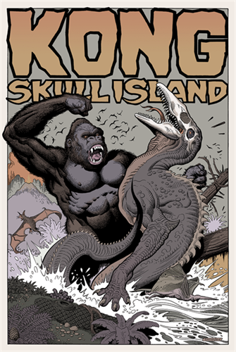 Kong: Skull Island (Variant) by William Stout