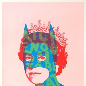 Rich Enough To Be Batman (Neon Red, Blue & Yellow Glitter) by Heath Kane