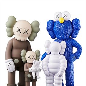 Family (Brown / White / Blue) by Kaws