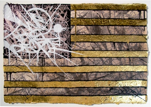 Flag 2010 (Gold Leaf) by Saber