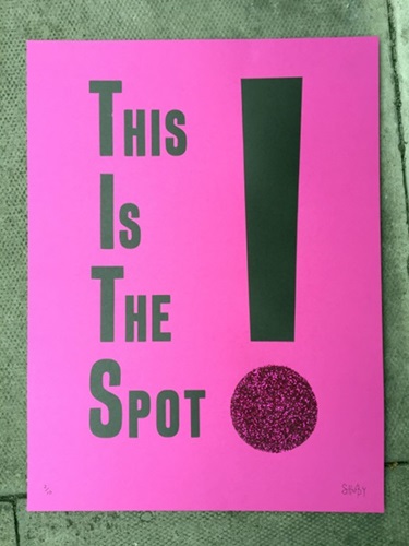 This Is The Spot (Pink Glitter) by Shuby