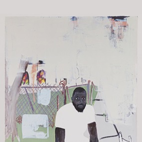A Self Portrait Of An Artist On Narrow Street by Jammie Holmes