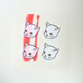 Four Cats (Pink) by Amanda Marie