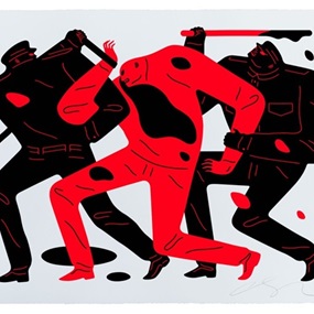 The Disappeared (White) by Cleon Peterson