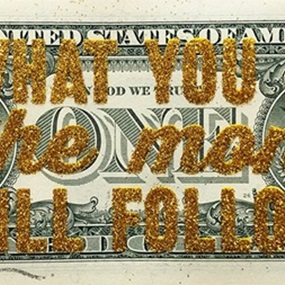 Do What You Love & The Money Will Follow (Gold) by David Buonaguidi