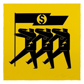 Money & Power (Yellow) by Cleon Peterson