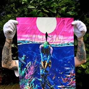 The Last Island (Holographic Foil) by Deih