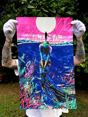 The Last Island (Holographic Foil) by Deih