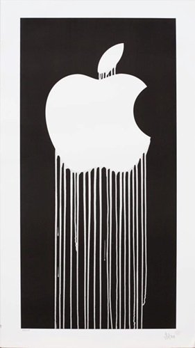 Liquidated Apple  by Zevs