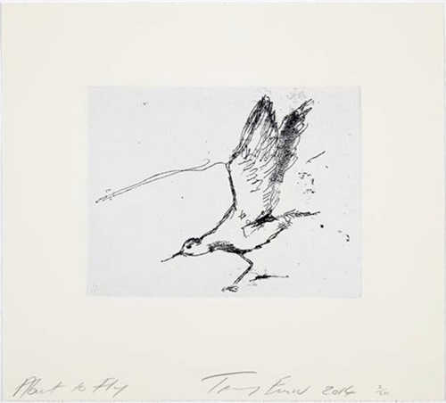About To Fly  by Tracey Emin
