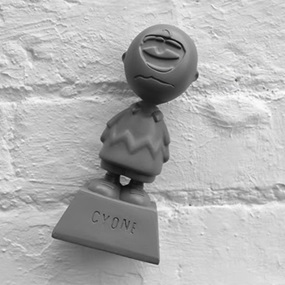 Charlie Brown Statue (Grey) by Lucas Price