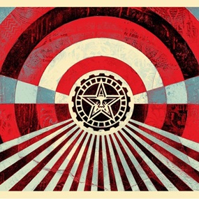 Tunnel Vision (Blue) by Shepard Fairey