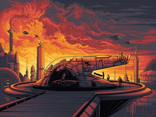 Cloud City (US Variant) by Dan Mumford