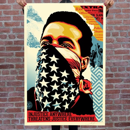 American Rage (Offset Lithograph) by Shepard Fairey