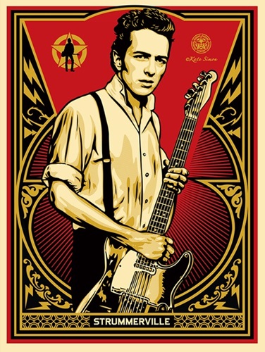 Strummerville  by Shepard Fairey