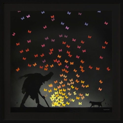 Night Dreams Butterflies  by Kenny Random