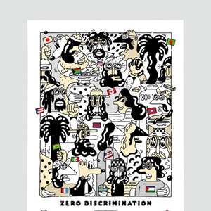 Zero Discrimination by Steven Harrington Editioned artwork | Art