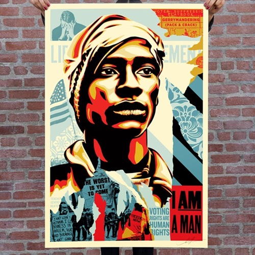 Voting Rights Are Human Rights (Offset Lithograph) by Shepard Fairey