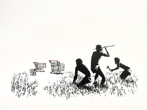 Trolleys (Unsigned) by Banksy