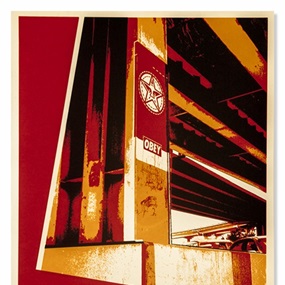 San Francisco Banner Poster by Shepard Fairey