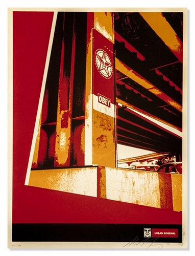 San Francisco Banner Poster  by Shepard Fairey