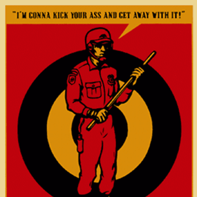 Riot Cop by Shepard Fairey