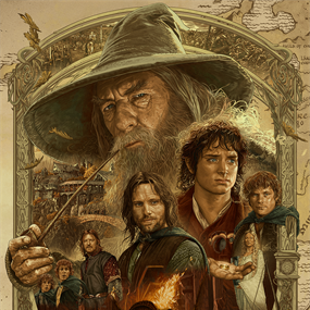 The Lord Of The Rings: The Fellowship Of The Ring (First Edition) by Ruiz Burgos