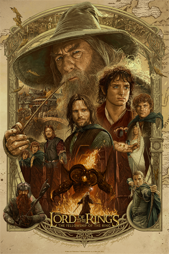 The Lord Of The Rings: The Fellowship Of The Ring (First Edition) by Ruiz Burgos