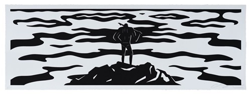 The Seeker (White) by Cleon Peterson