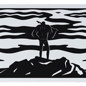 The Seeker (White) by Cleon Peterson
