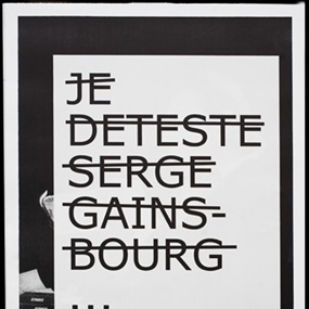 Je Déteste Serge Gainsbourg by Rero