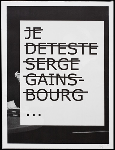 Je Déteste Serge Gainsbourg  by Rero