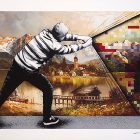 Behind The Curtain Colab (Pixel) by Martin Whatson | Pez
