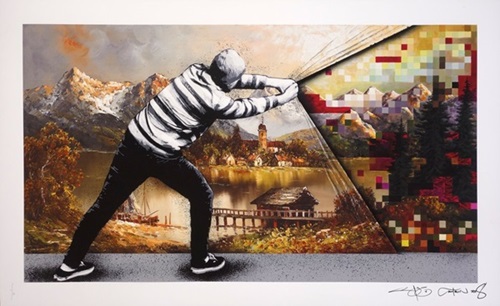 Behind The Curtain Colab (Pixel) by Martin Whatson | Pez