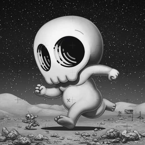 Skully III (Moon) (First Edition) by Mike Mitchell
