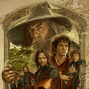 The Lord Of The Rings: The Fellowship Of The Ring (Concerning Hobbits Variant) by Ruiz Burgos