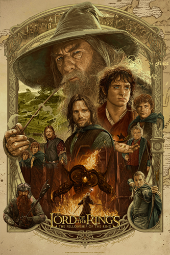 The Lord Of The Rings: The Fellowship Of The Ring (Concerning Hobbits Variant) by Ruiz Burgos