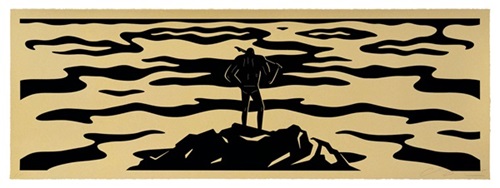 The Seeker (Gold) by Cleon Peterson