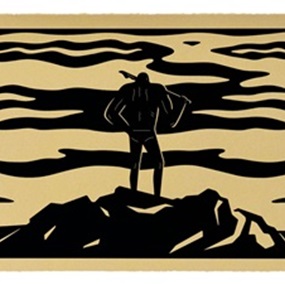 The Seeker (Gold) by Cleon Peterson