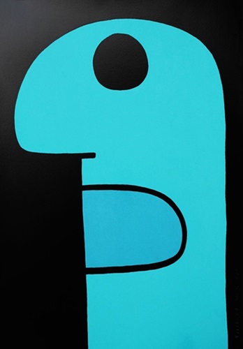 Black And Blue  by Thierry Noir