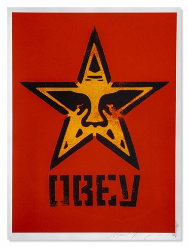 Star Stencil  by Shepard Fairey