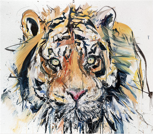 Tiger (Diamond Dust) by Dave White
