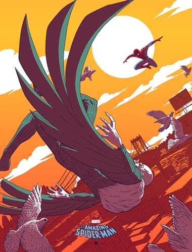 Spider-Man vs Vulture  by Florey