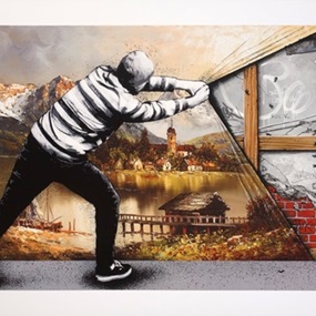 Behind The Curtain Colab (The Wall) by Martin Whatson | Pez