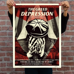 The Greed Depression by Shepard Fairey | NoNAME