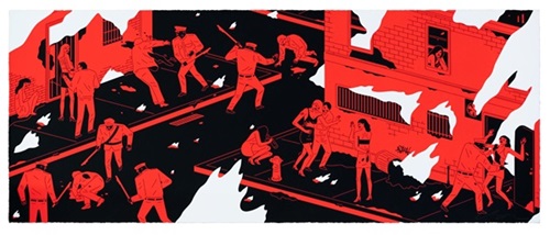 Rule Of Law 1 (Red) by Cleon Peterson