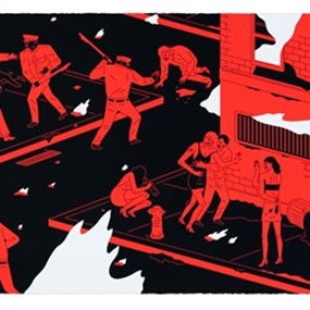 Rule Of Law 1 (Red) by Cleon Peterson
